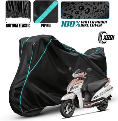 xodi Waterproof Two Wheeler Cover for Honda(Activa 5G, Black, Blue, Multicolor)