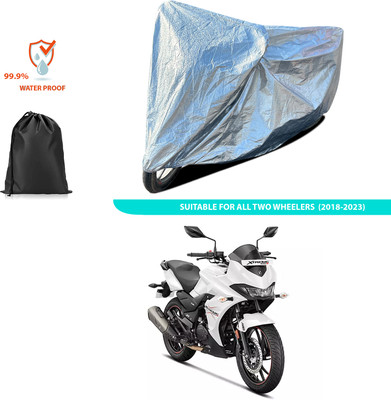 GOSHIV-car and bike accessories Waterproof Two Wheeler Cover for Hero(Xtreme 200S, Silver)