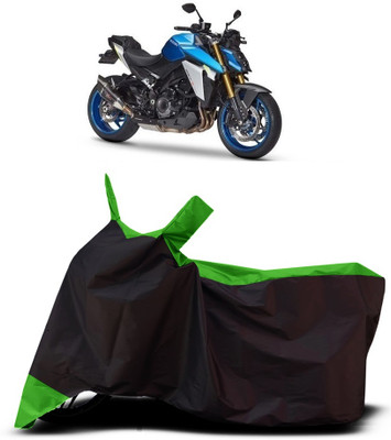 VESMEI Two Wheeler Cover for Suzuki(GSX S1000F, Green)