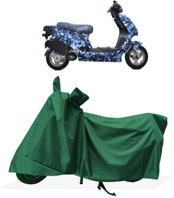 Tricway Two Wheeler Cover for Hero Electric(Electric AXLHE-20, Green)