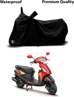 EGAL Waterproof Two Wheeler Cover for Hero(Pleasure, Black)