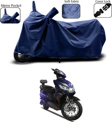 SEBONGO Waterproof Two Wheeler Cover for Okinawa(Blue)