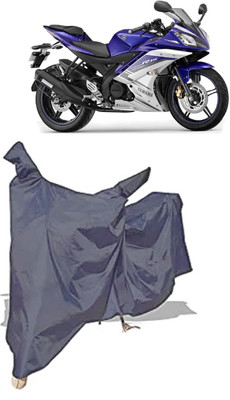 Amexride Two Wheeler Cover for Yamaha(YZF-R15 V2 BS6, Grey)
