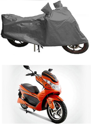 MMSSTAR Waterproof Two Wheeler Cover for Okinawa(Cruiser, Grey)
