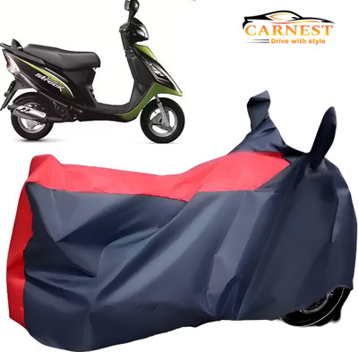 CARNEST Two Wheeler Cover for TVS(Streek, Red, Blue)