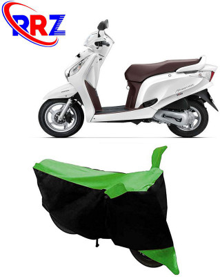 RRZ Waterproof Two Wheeler Cover for Honda(Aviator, Black, Green)