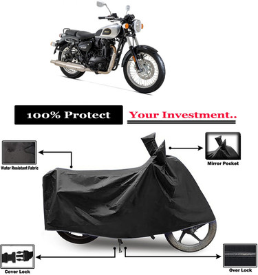 Amexride Two Wheeler Cover for Benelli(Imperiale 400, Black)