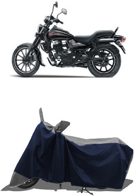 SUGASHRI Waterproof Two Wheeler Cover for Bajaj(Avenger 150 Street, Grey, Blue)