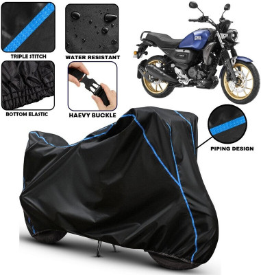 AutoGalaxy Two Wheeler Cover for Yamaha(FZ-X, Black)