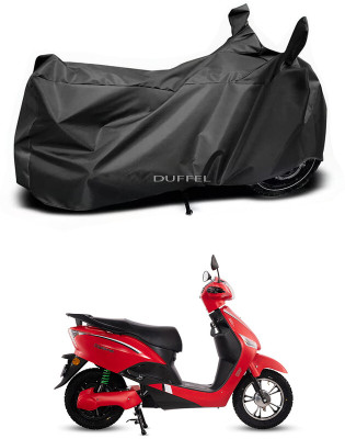 Duffel Two Wheeler Cover for Hero(Electric Optima DX, Black)