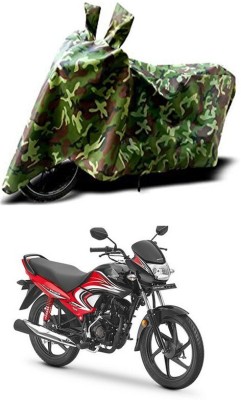 Mdstar Waterproof Two Wheeler Cover for Honda(Dream Yuga, Green)