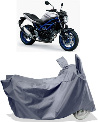 Amexride Two Wheeler Cover for Suzuki(SV 650 BS6, Grey)