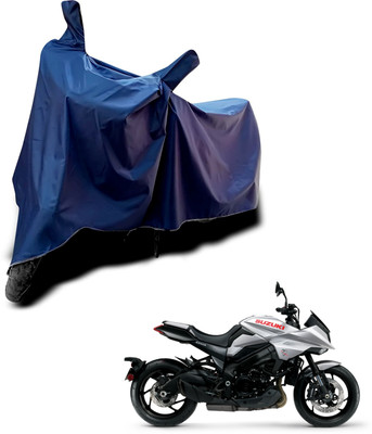 KEDIT Two Wheeler Cover for Suzuki(Katana, Blue)