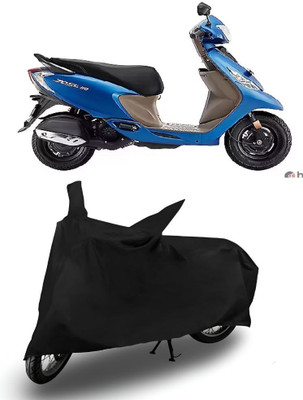 ishika Waterproof Two Wheeler Cover for TVS(Zest 110 BS6, Black)