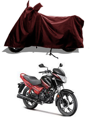 GROFATIK Two Wheeler Cover for Hero(Glamour Programmed FI BS6, Maroon)