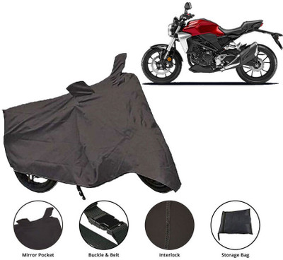 Lakshmina Enterprises Waterproof Two Wheeler Cover for Honda(CBR 250R, Grey)