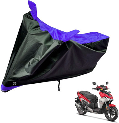Laxnera Waterproof Two Wheeler Cover for Hero(XCD 125cc, Blue, Black)