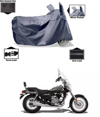 CODOKI Waterproof Two Wheeler Cover for Bajaj(Avenger 220 Cruise, Grey)
