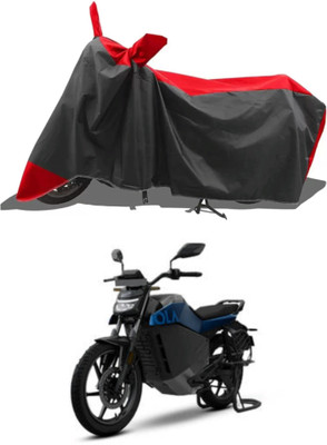 RAQTRO Waterproof Two Wheeler Cover for Ola(Roadster, Red, Black)