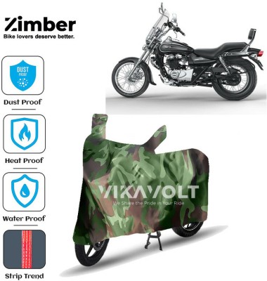 ZIMBER Waterproof Two Wheeler Cover for Bajaj(Avenger 220 Cruise, Green)