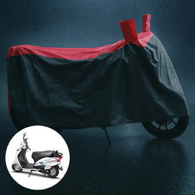 CODOKI Waterproof Two Wheeler Cover for Hero(Duet VX 110CC, Grey, Red)
