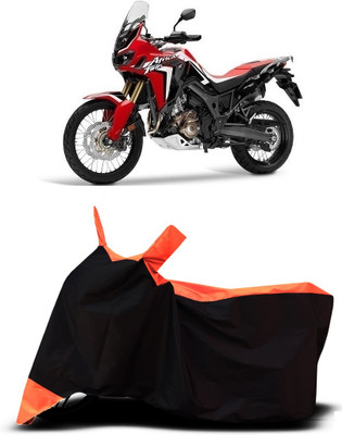 VESMEI Two Wheeler Cover for Honda(CRF1000L Africa Twin BS6, Orange)