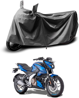 Gali Bazar Waterproof Two Wheeler Cover for Bajaj(Pulsar 250, Grey)