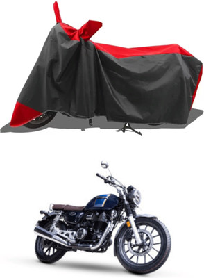 WMIZEXA Waterproof Two Wheeler Cover for Honda(Hness CB350, Red, Black)