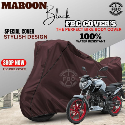 AutoGalaxy Waterproof Two Wheeler Cover for TVS(Raider, Maroon)