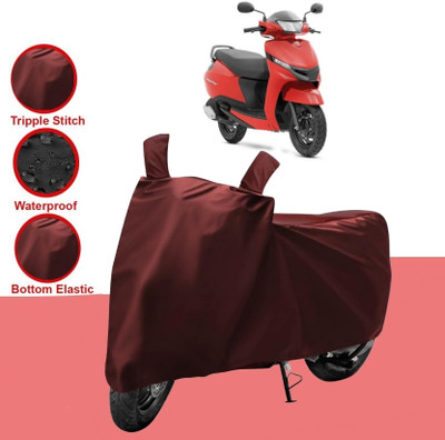 HWSXQAE Two Wheeler Cover for Universal For Bike(Jupiter, Maroon)
