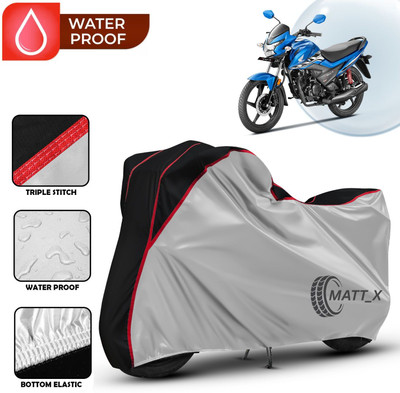 MATT_X Waterproof Two Wheeler Cover for Honda(Livo, Multicolor, Silver, Black)