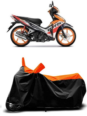 VESMEI Two Wheeler Cover for Honda(Blade 125, Orange)