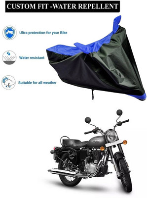 CODOKI Waterproof Two Wheeler Cover for Royal Enfield(Bullet, Blue)