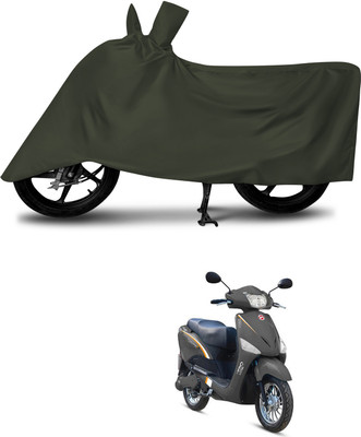 DeepShakshi AUTOMOTIVE Waterproof Two Wheeler Cover for Hero(Electric Optima Li, Green)