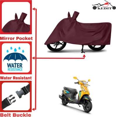 KEDIT Two Wheeler Cover for Hero(Pleasure, Maroon)