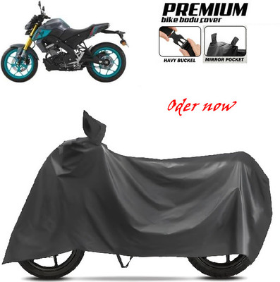 smwzxyu Waterproof Two Wheeler Cover for Yamaha(MT 15, Black)