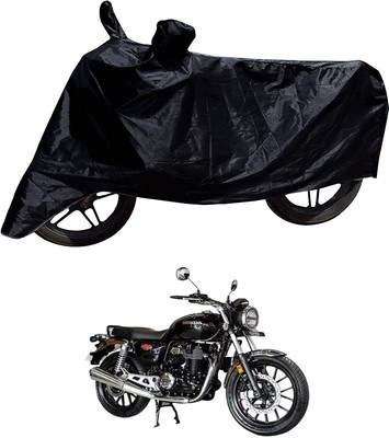 MOCKHE Waterproof Two Wheeler Cover for Honda(Hness CB350, Black)