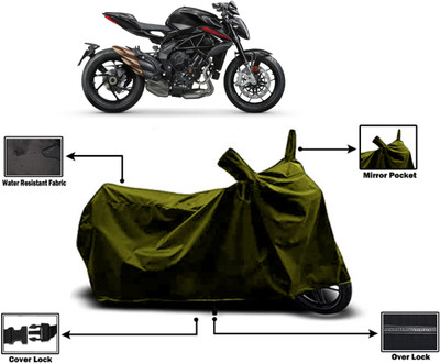 Amexride Two Wheeler Cover for MV Agusta(Brutale, Green)