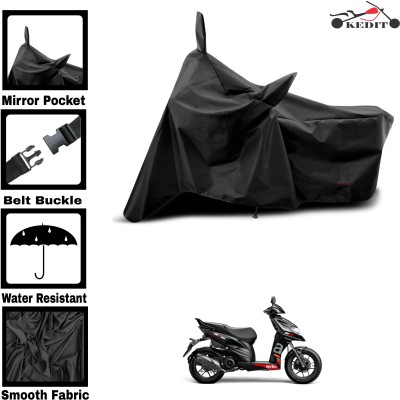 AASHTIK MART Two Wheeler Cover for Aprilia(Black)