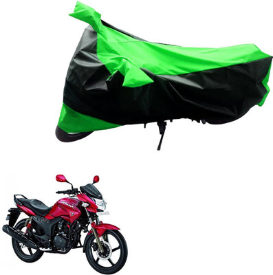 Mdstar Waterproof Two Wheeler Cover for Hero(Hunk, Black, Green)
