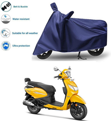 HWSXQAE Two Wheeler Cover for Hero(Blue)
