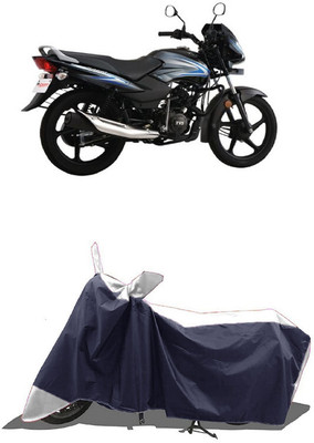 SUGASHRI Waterproof Two Wheeler Cover for TVS(Sport ES BS6, White, Blue)