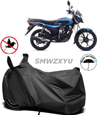 smwzxyu Waterproof Two Wheeler Cover for Bajaj(Platina 110, Black)