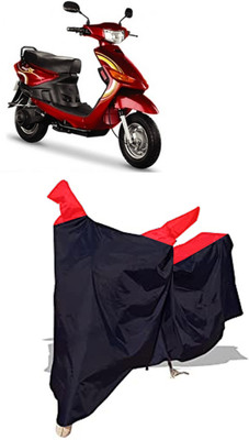 Amexride Two Wheeler Cover for Indus(Yo Spark, Black)