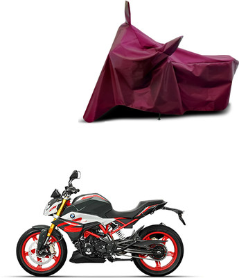 Aoriyon Waterproof Two Wheeler Cover for BMW(302R, Maroon)