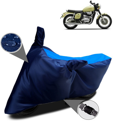 MWBB Two Wheeler Cover for JAWA(42, Blue)
