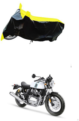 VESMEI Two Wheeler Cover for Royal Enfield(Continental GT 650, Yellow)