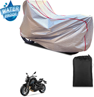 GOSHIV-car and bike accessories Waterproof Two Wheeler Cover for CFMoto(Silver)