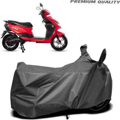 OSOMO Waterproof Two Wheeler Cover for Hero(Electric Atria, Grey)