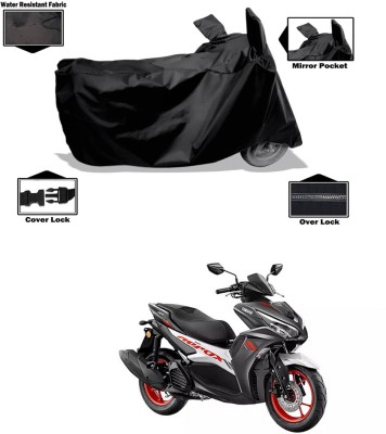 CODOKI Waterproof Two Wheeler Cover for Yamaha(Aerox 155 Maxi, Black)